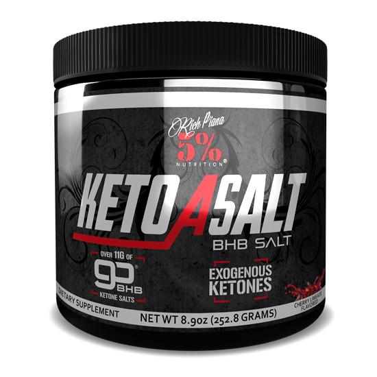 Rich Piana 5% Nutrition Keto aSALT with goBHB Salts